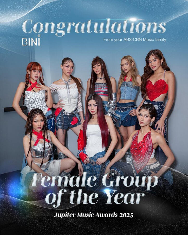 BINI - Female Group of the Year!